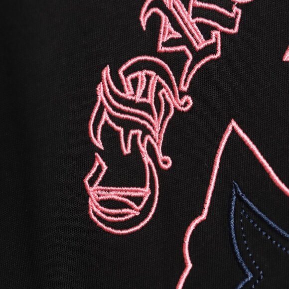 Chrome Hearts Logo Embroidered Black T-Shirt - Picture 7 of 9